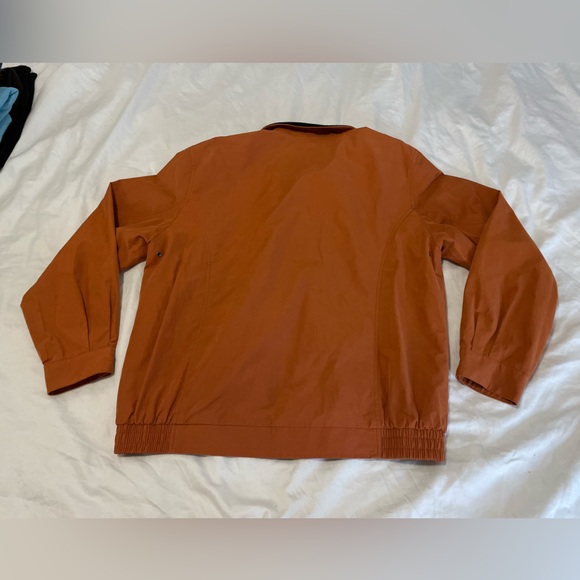London Fog Vintage 80s-90s Windbreaker Bomber Jacket Orange Men’s Medium - Picture 5 of 9